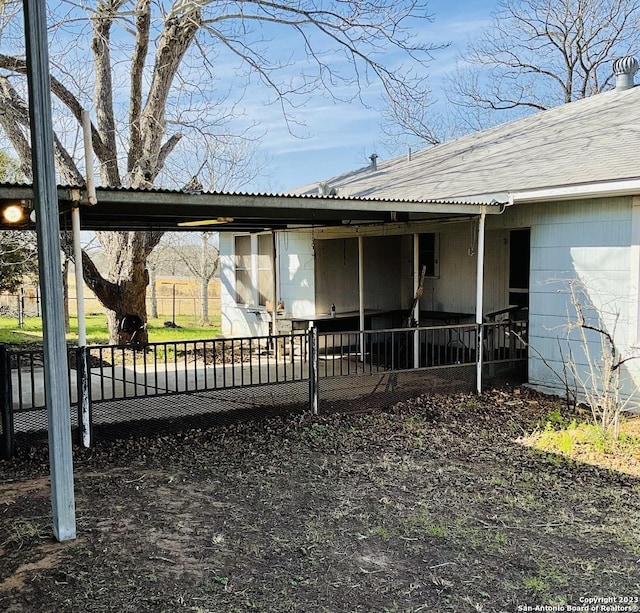 view of home's exterior