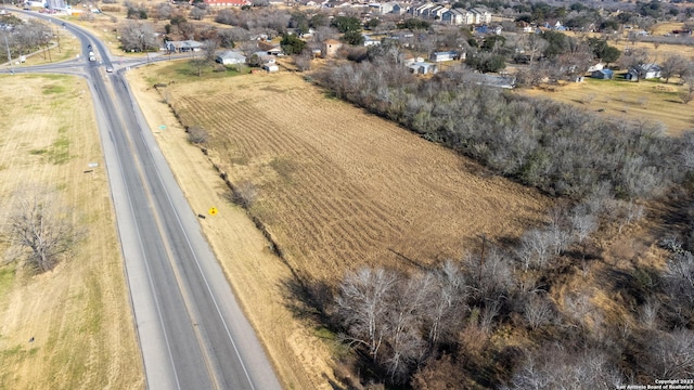 drone / aerial view featuring a rural view