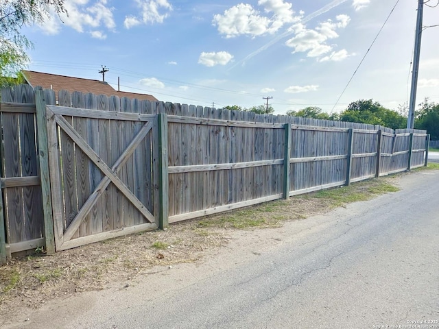 view of gate