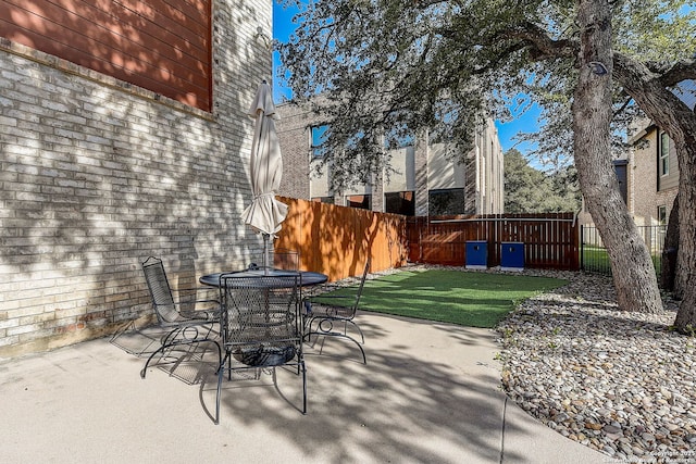 view of patio