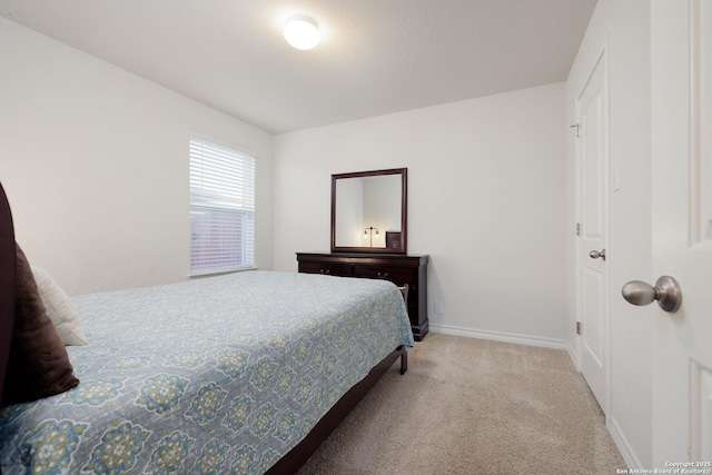 bedroom featuring carpet floors