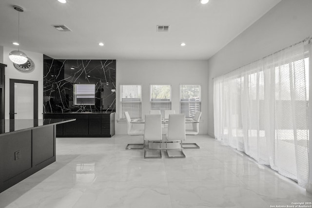 view of dining room