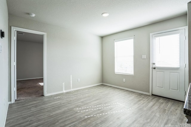 interior space featuring light hardwood / wood-style flooring