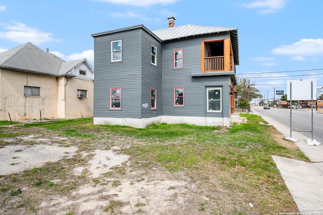 view of rear view of property