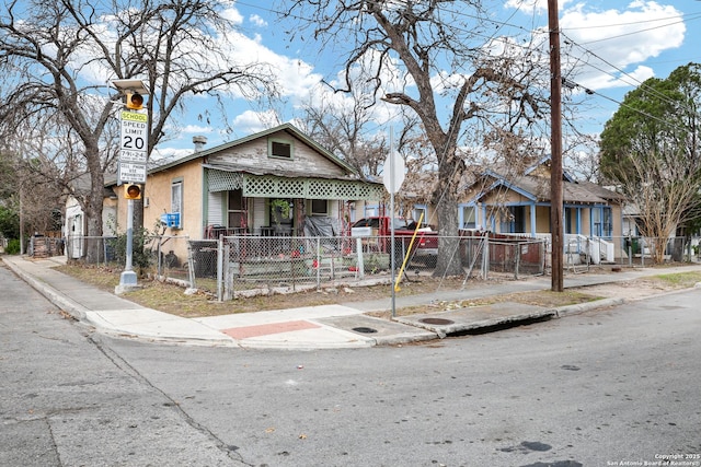 view of bungalow-style home