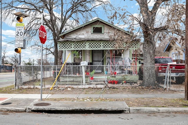 view of bungalow