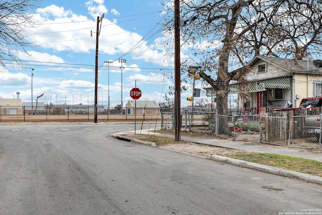 view of road