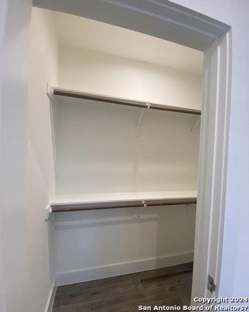 view of closet