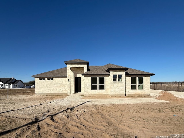 view of front of home