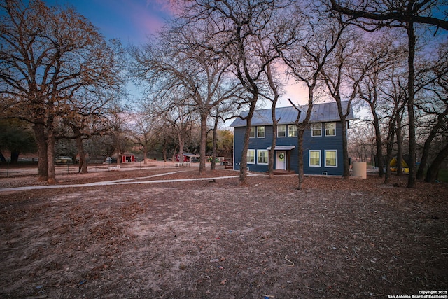 view of colonial-style house