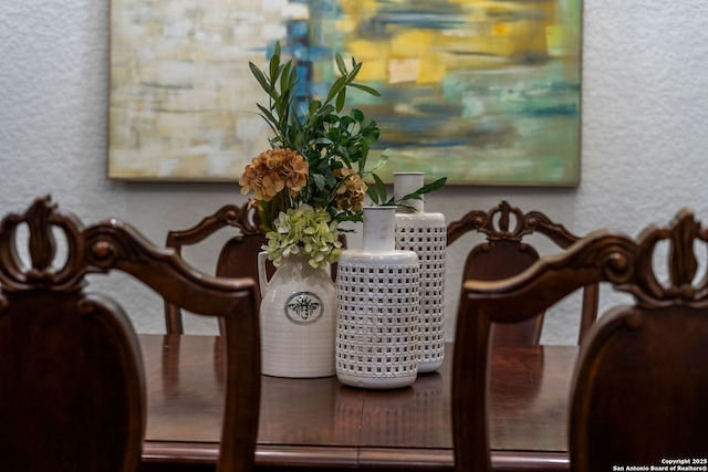 view of dining area