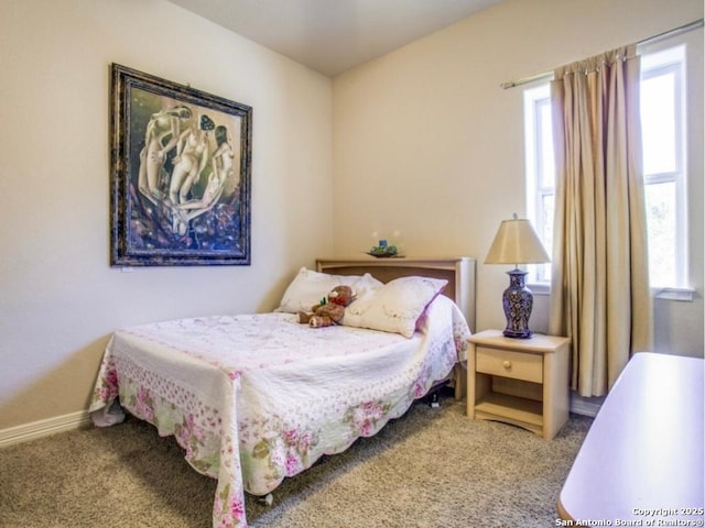 bedroom featuring carpet floors