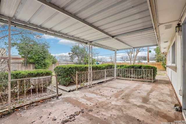 view of patio