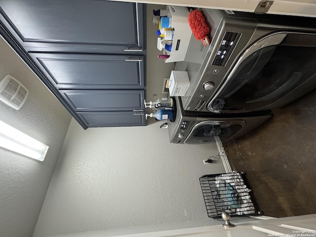 view of clothes washing area