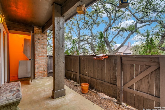 view of patio