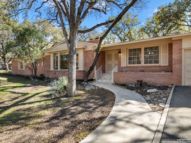 ranch-style house with a garage