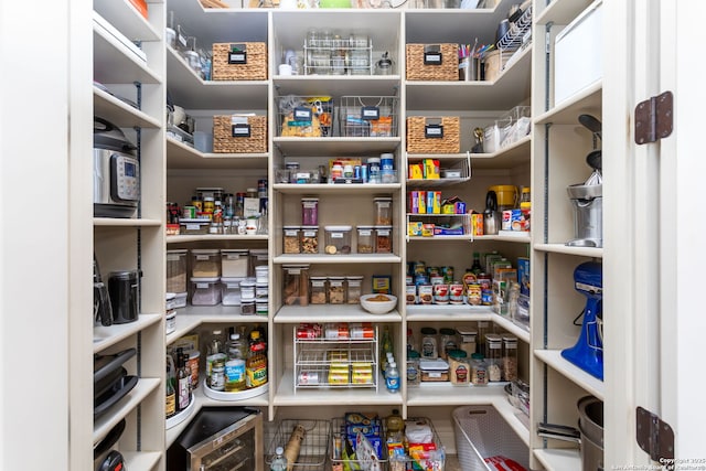 view of pantry