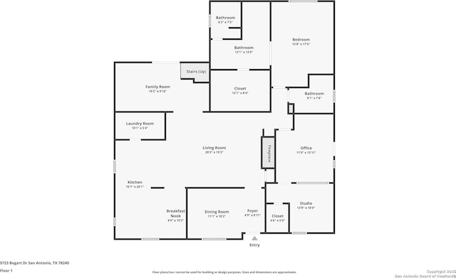 5723 Bogart Dr, San Antonio, TX 78240 - view of layout