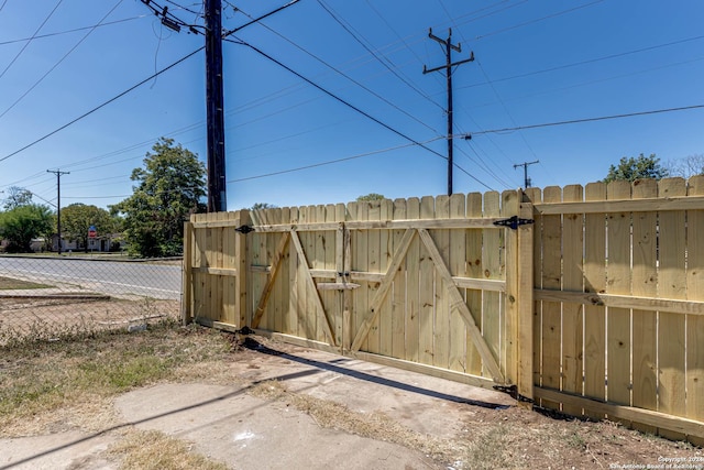 view of gate