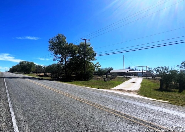 view of road