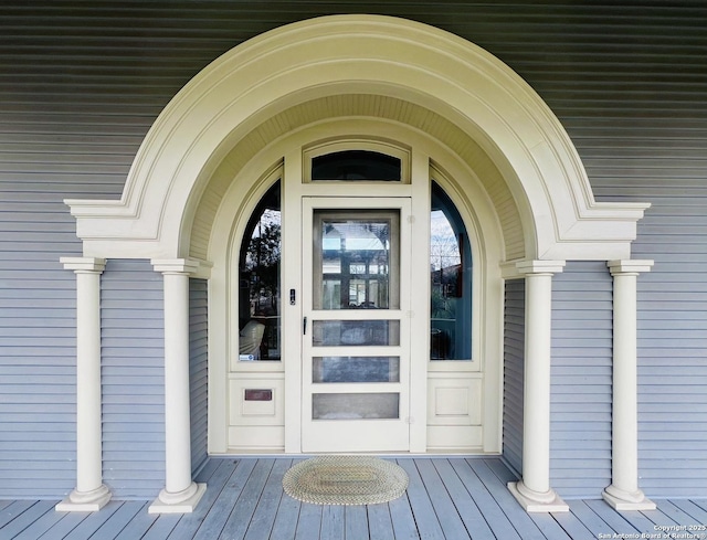 view of property entrance