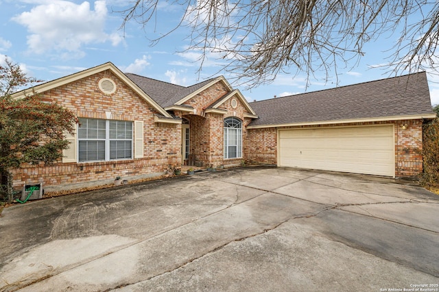 ranch-style house with a garage