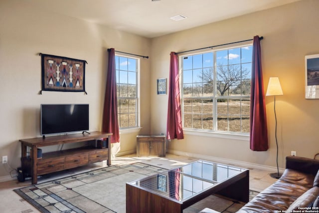 view of living room