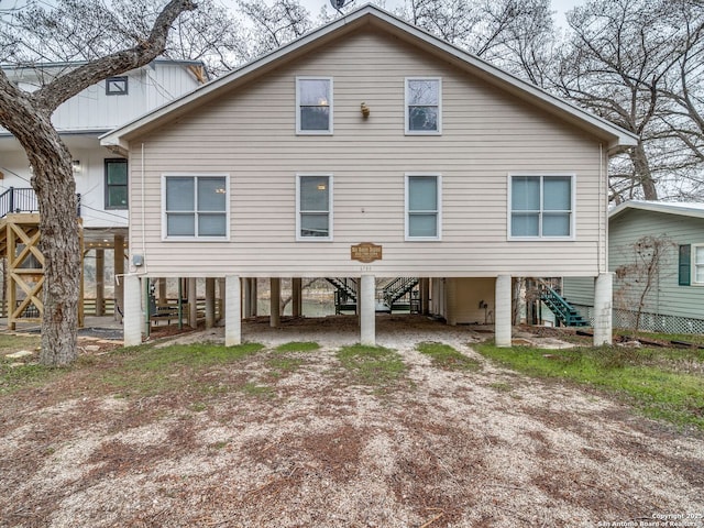 view of back of property