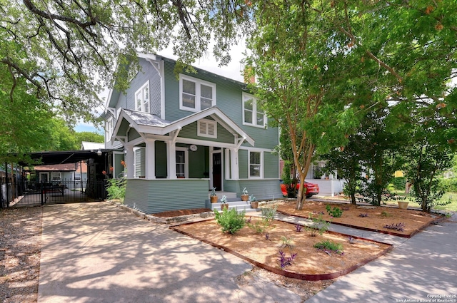 view of front of home