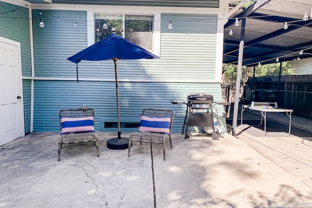 view of patio / terrace with grilling area