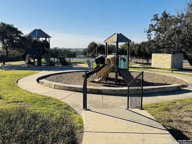 view of play area