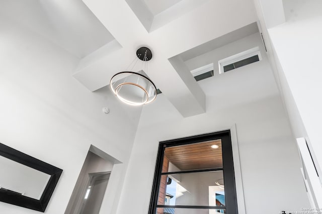 room details featuring wooden ceiling