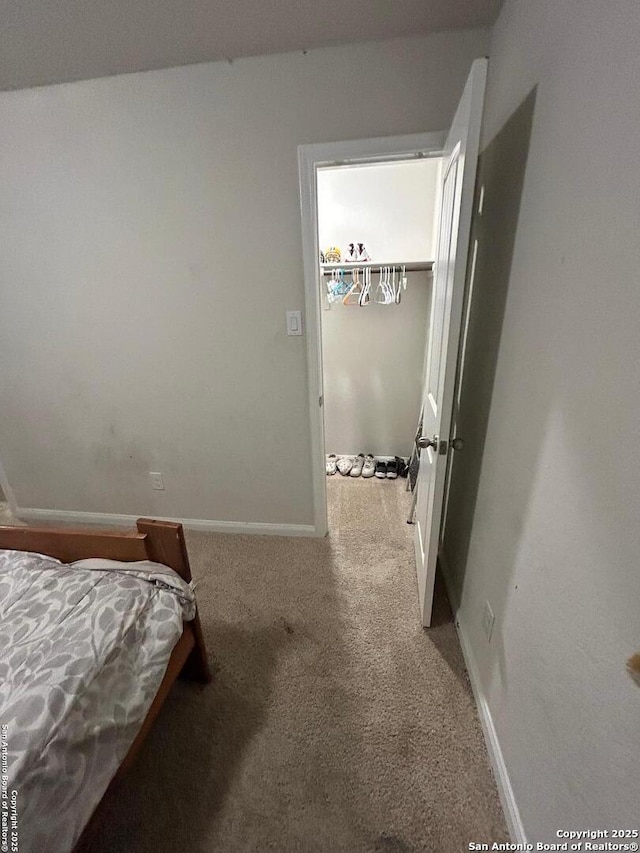 bedroom with carpet flooring