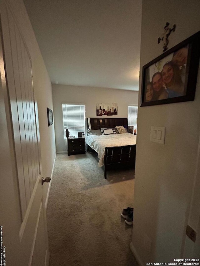 bedroom featuring carpet floors