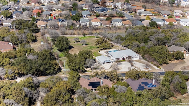 drone / aerial view featuring a residential view