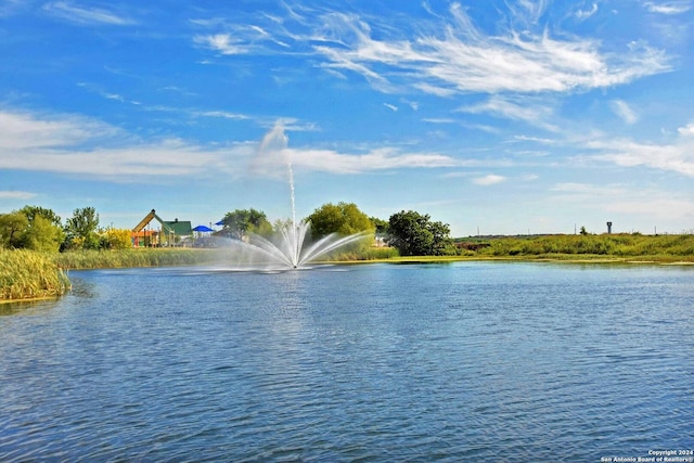 view of water feature