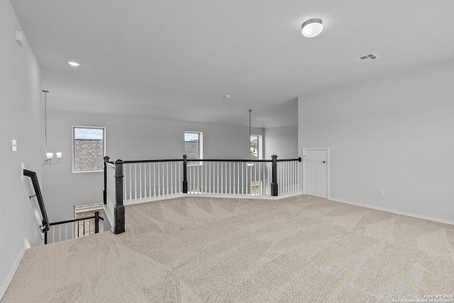 2439 Tinkerton, San Antonio, TX 78245 - carpeted spare room featuring baseboards and recessed lighting