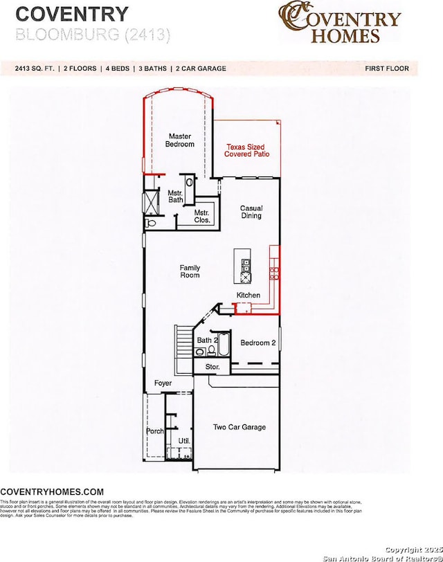 2439 Tinkerton, San Antonio, TX 78245 - floor plan / room layout