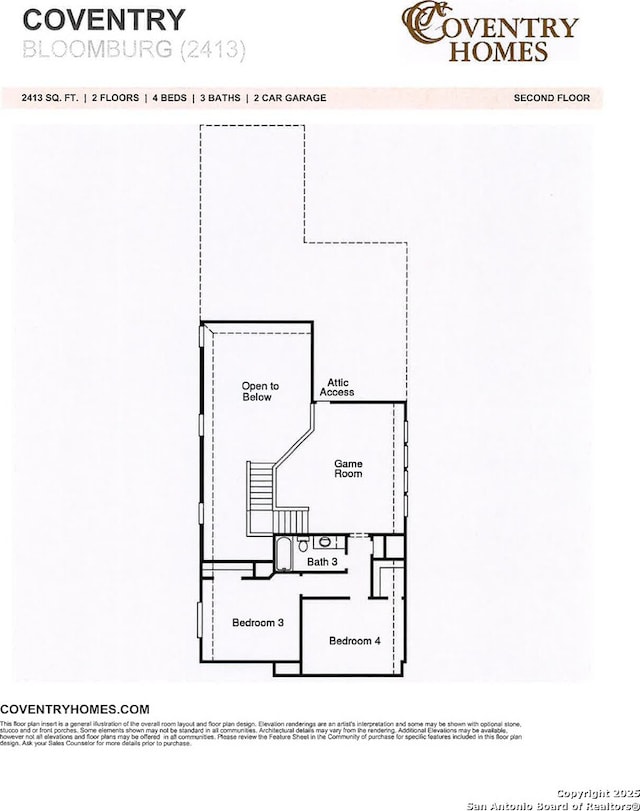 2439 Tinkerton, San Antonio, TX 78245 - property floor plan