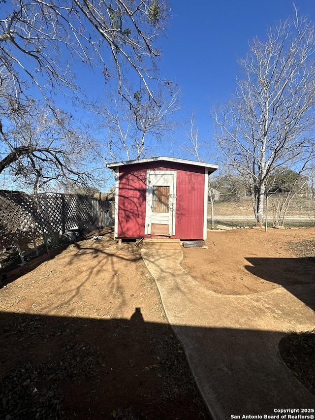 view of outbuilding