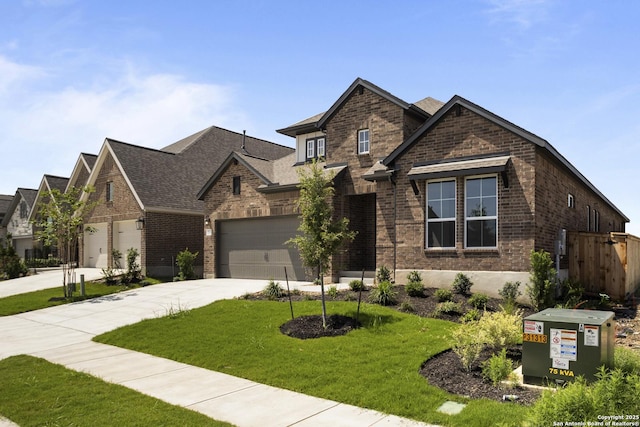 312 Hulda Trl, New Braunfels, TX 78130 - view of front facade with brick siding and driveway