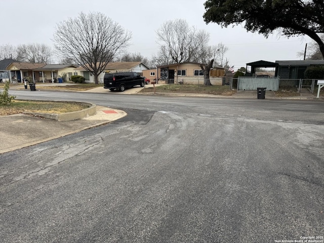 view of road