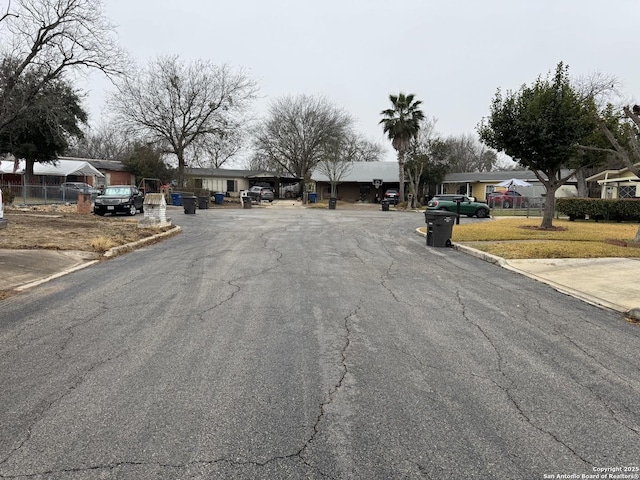 view of road