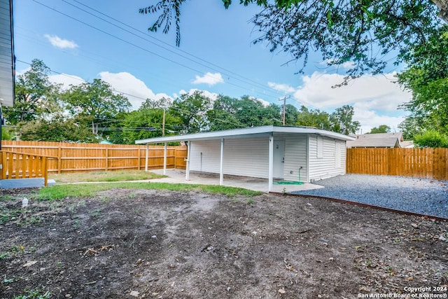 exterior space with a patio area