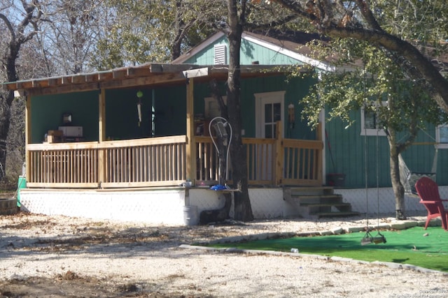 view of front of home