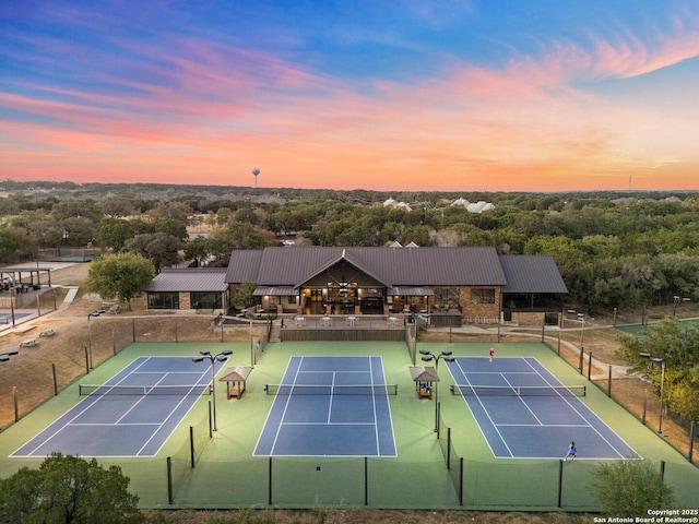 view of sport court