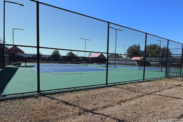 view of sport court