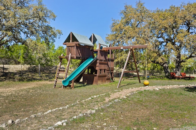 view of play area