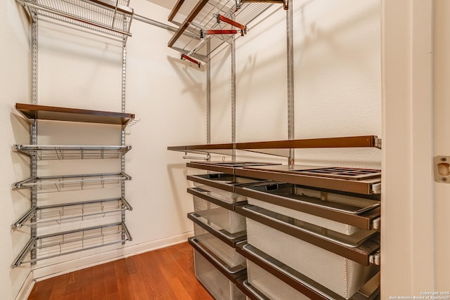 interior space featuring hardwood / wood-style flooring