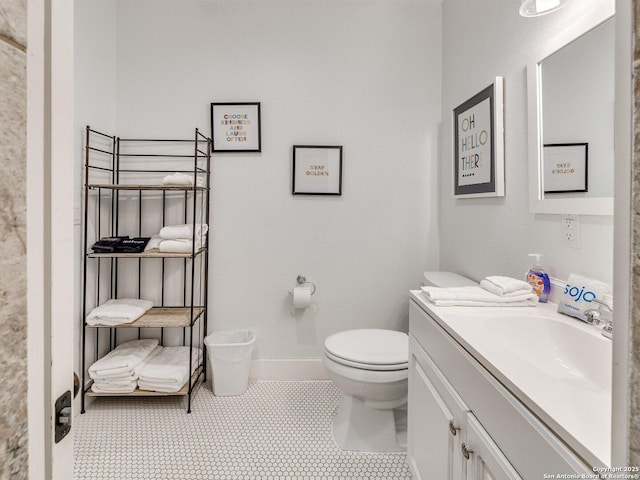 337 W Hackberry St, Fredericksburg, TX 78624 - bathroom featuring vanity and toilet